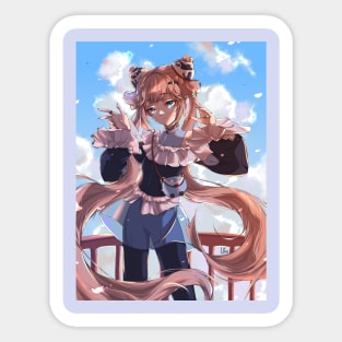 Cute cat anime girl Sticker